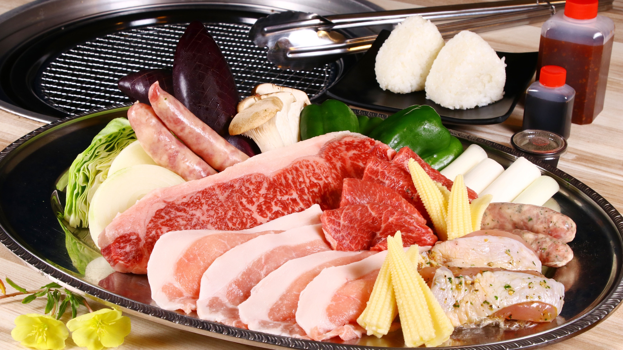 スタンダードBBQ◆ 黒毛和牛＆季節野菜　[ST2食付]