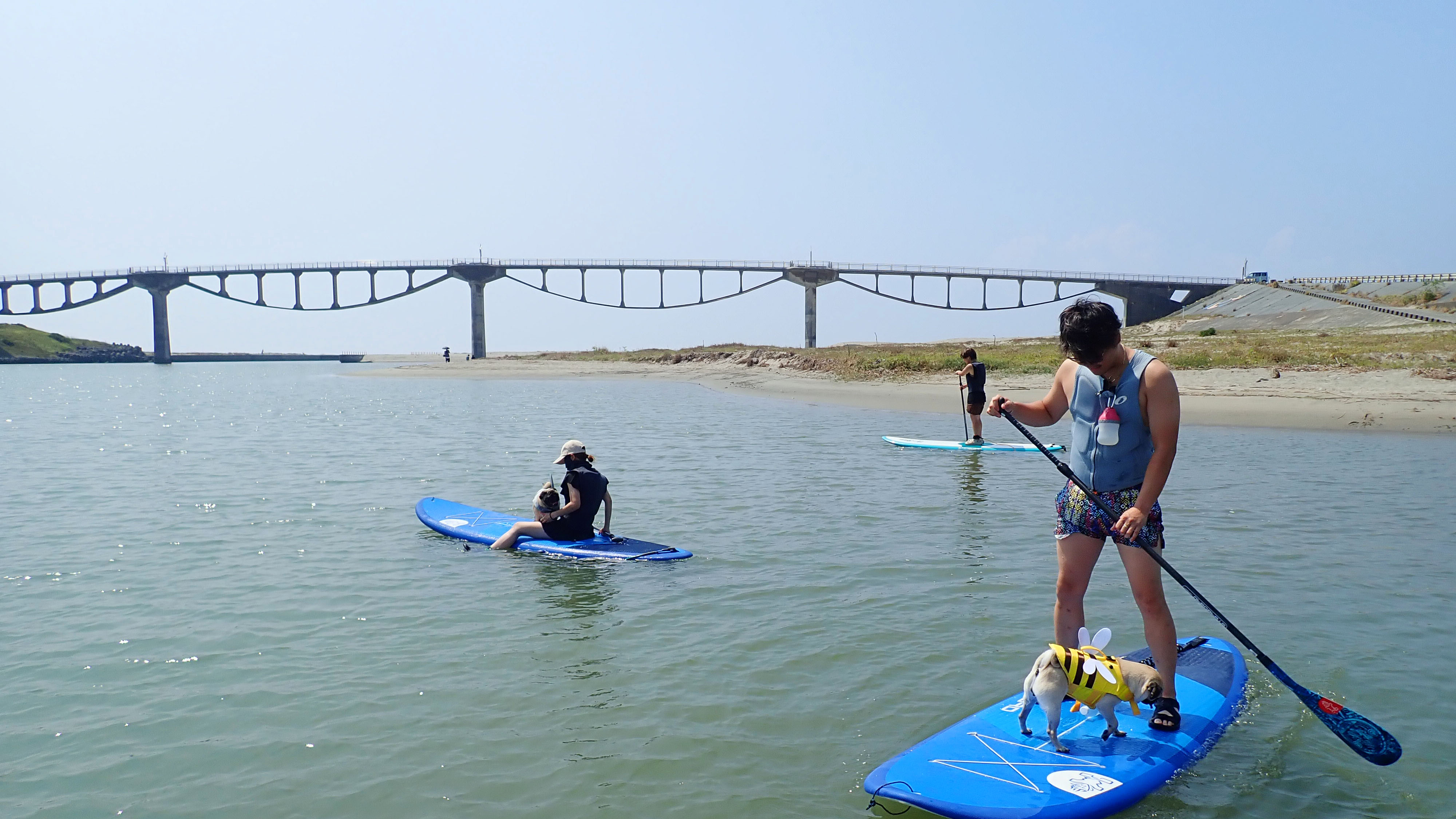 ボードを漕いで新しい視点