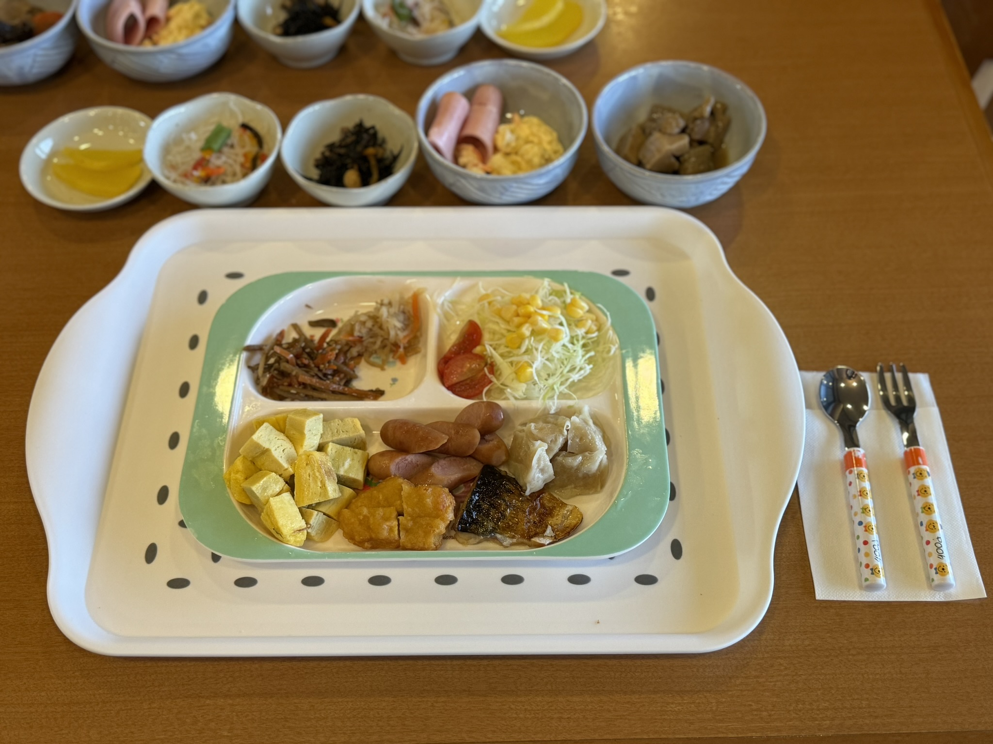 リヴェール勝山　朝食お子様盛付イメージ