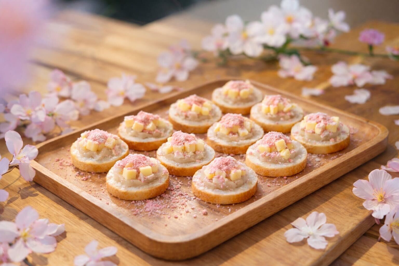 白あんベースの特製カナッペ