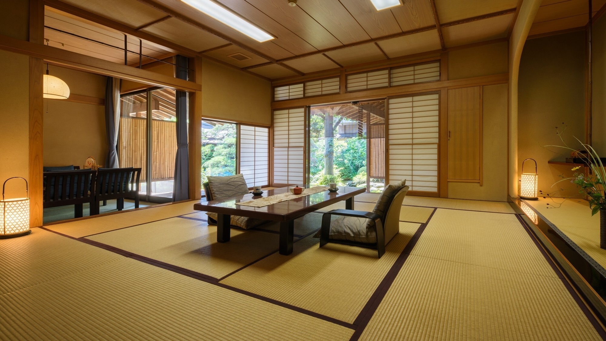 【源泉かけ流し檜の内湯付】別館「光陰」　※客室一例