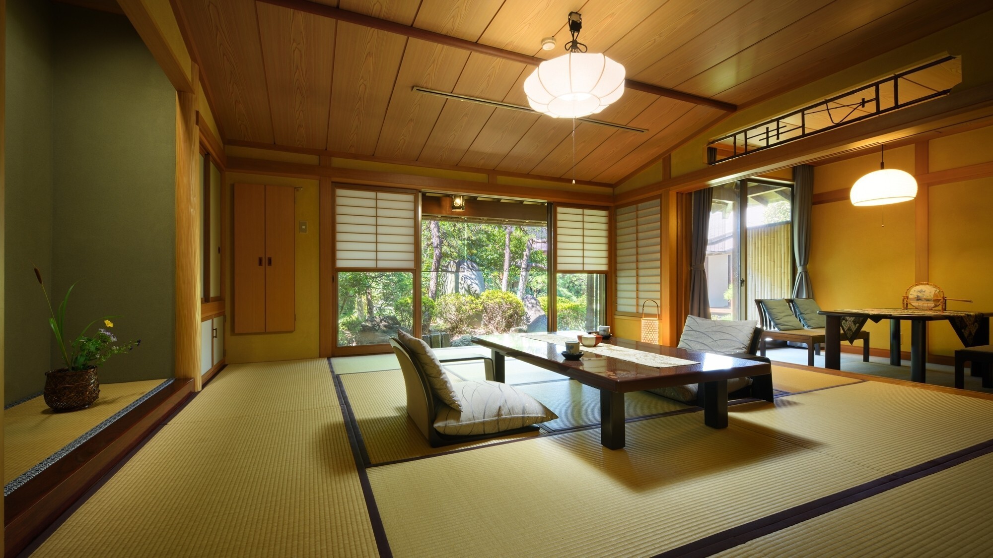 【源泉かけ流し檜の内湯付】別館「光陰」　※客室一例