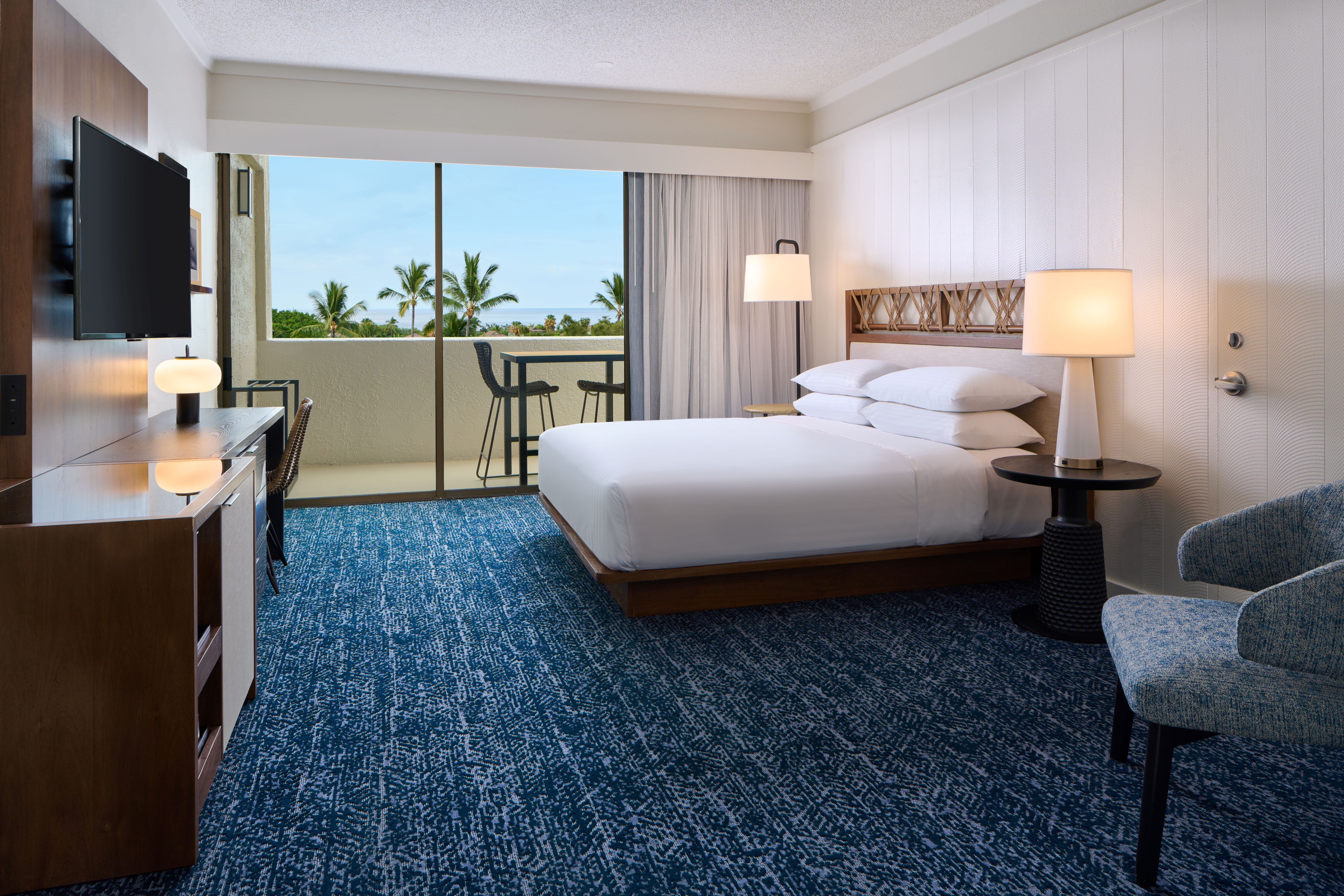 オーシャンビュー キングベッド1台 一例