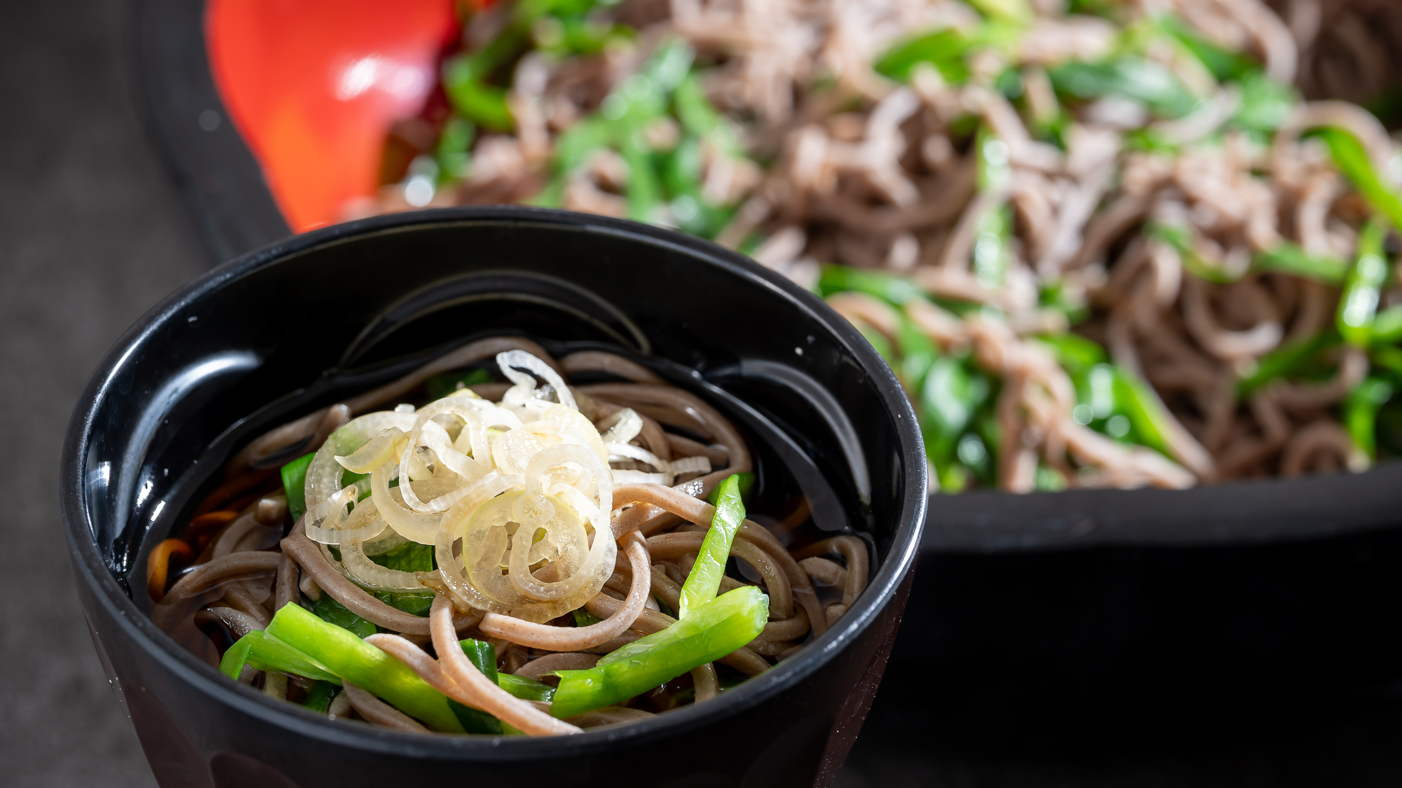 【夕食ビュッフェ】通年メニュー 郷土料理 にら蕎麦