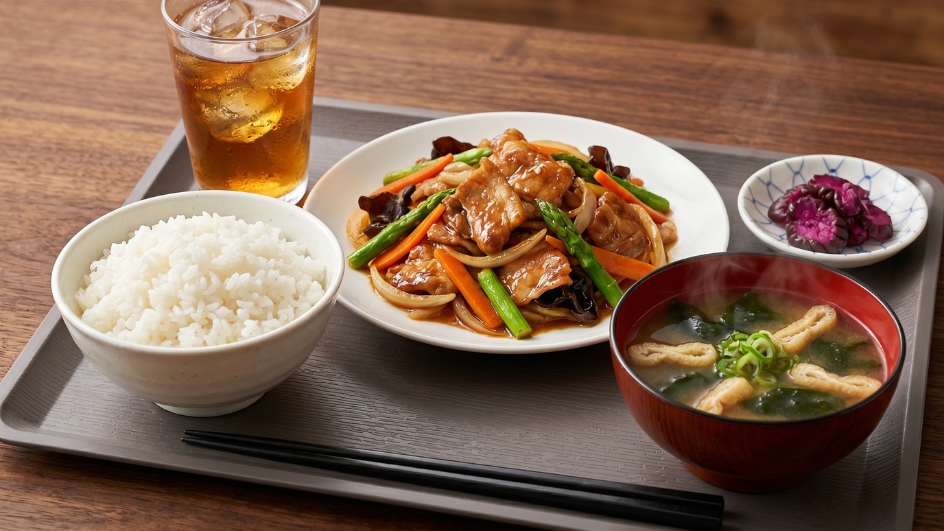 【1泊2食付プラン】メインが選べる定食セット・ホテル地下1階のダイニングバーで楽しめる夕食付！