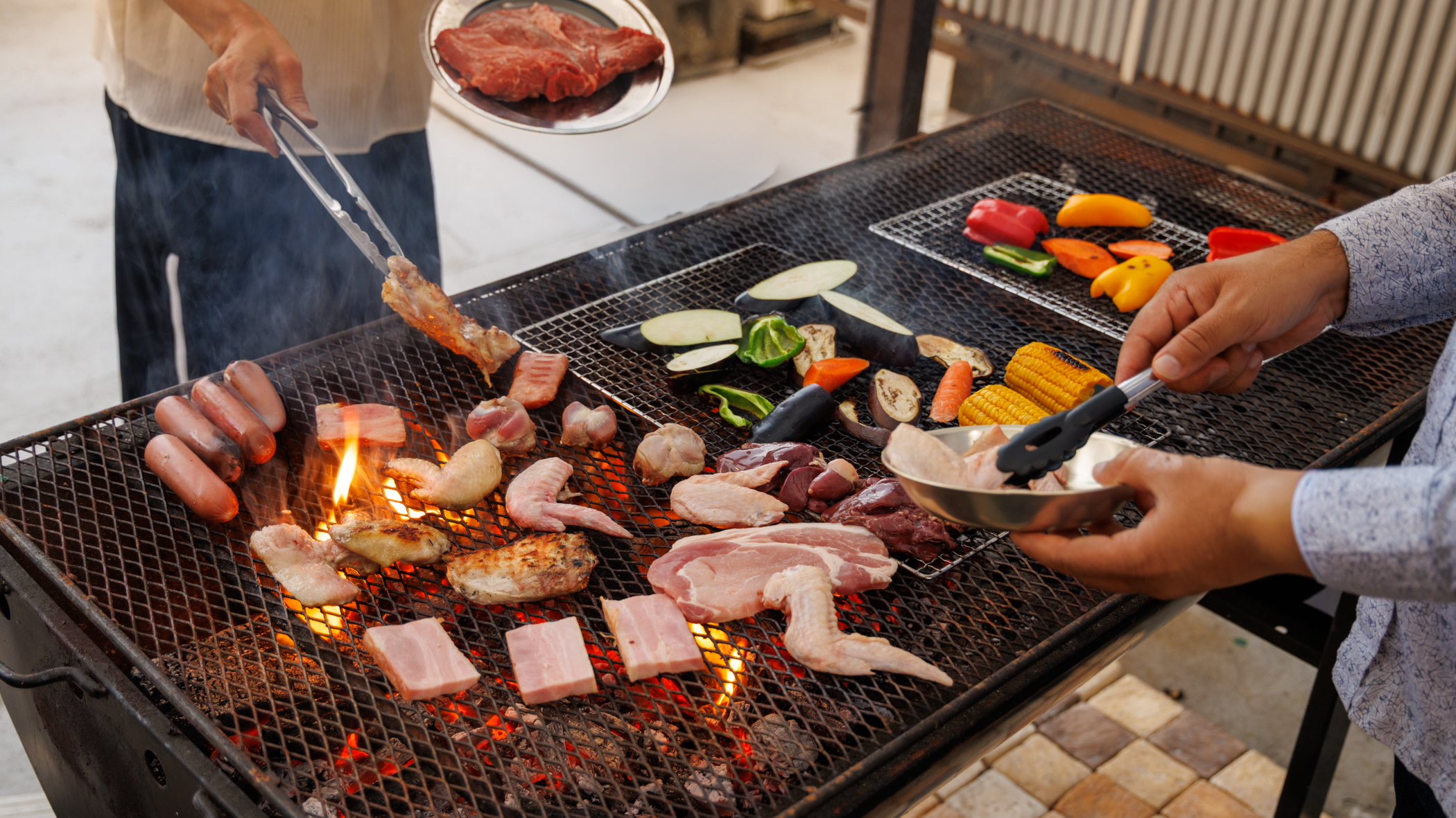 屋上テラスBBQ