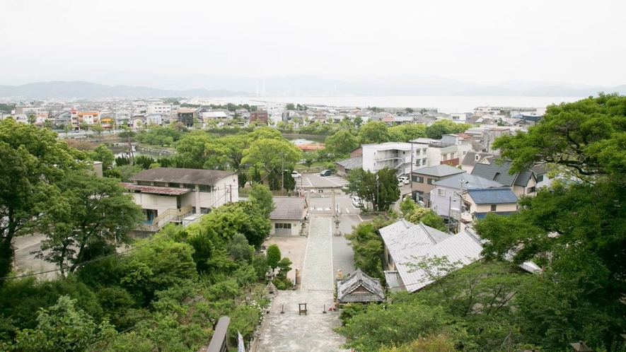 天満宮門からの眺望