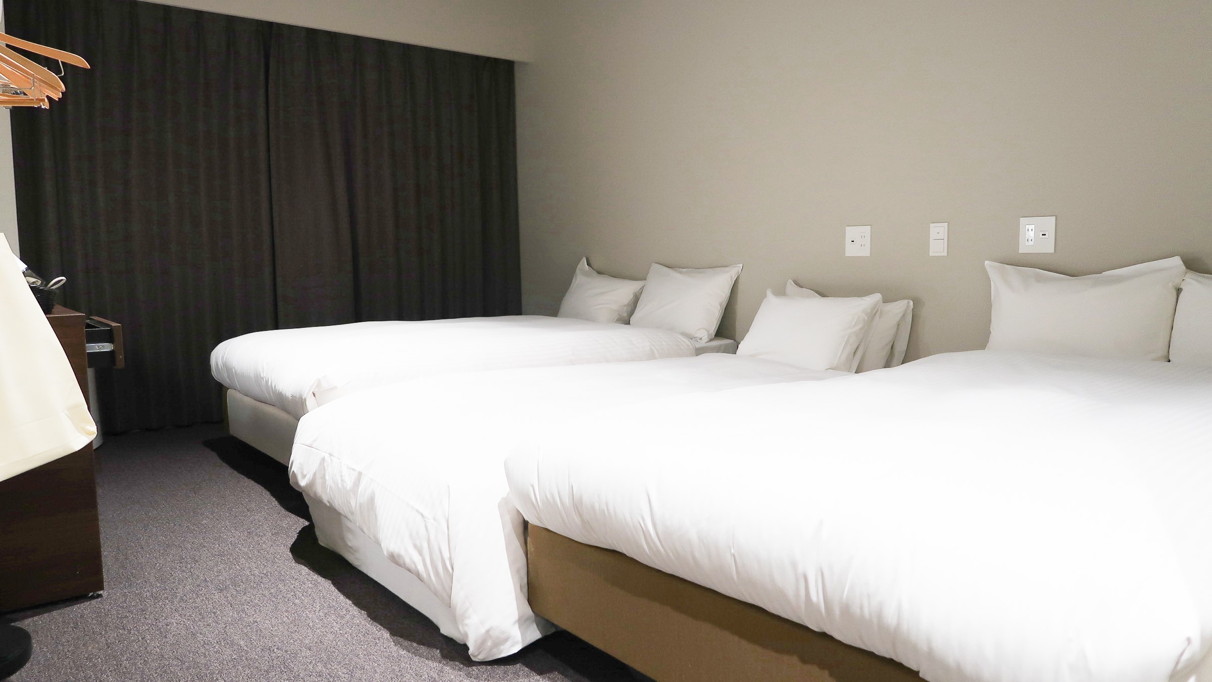 ツインルーム+エキストラベッド　約19㎡