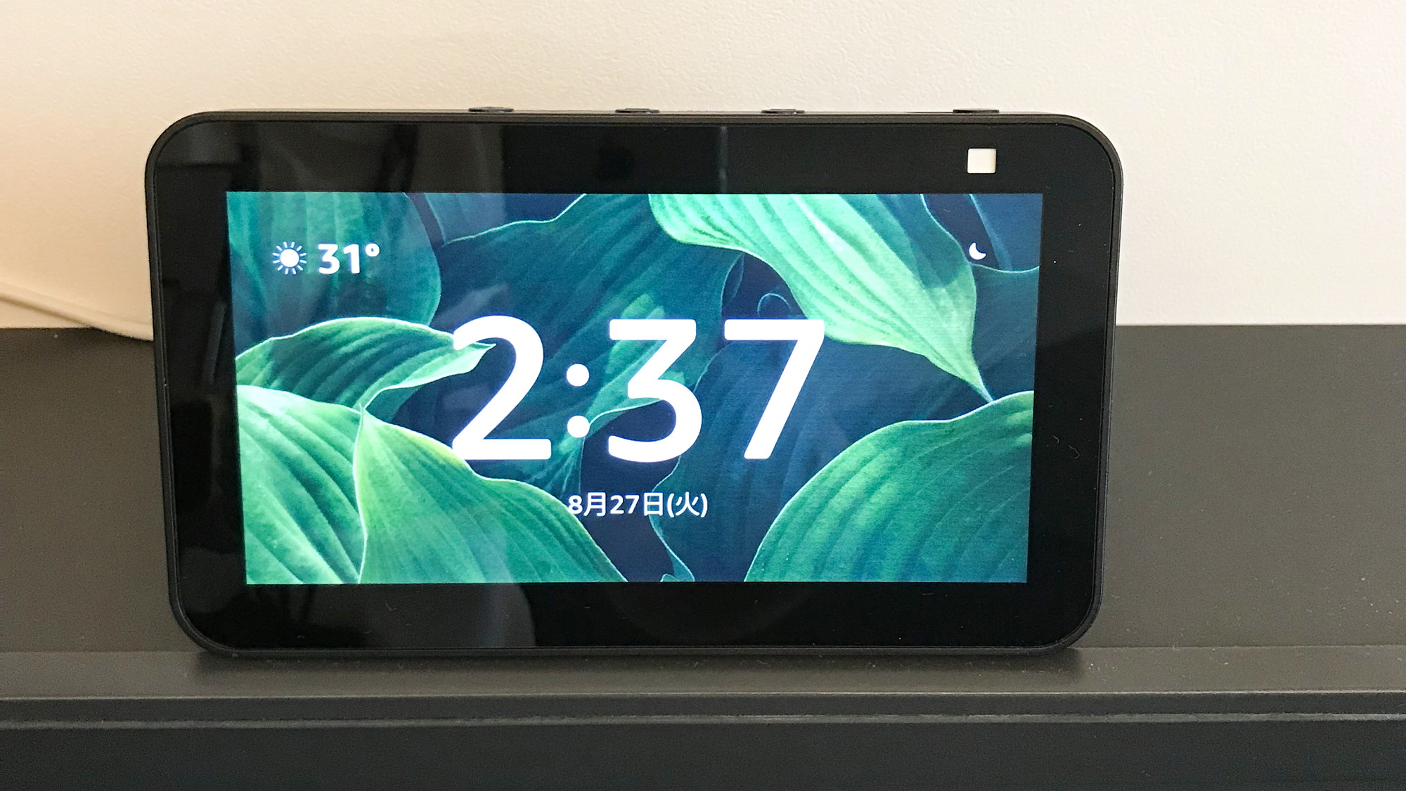 【AIスピーカー】モーニングコール設定や館内案内などにご利用いただけます。