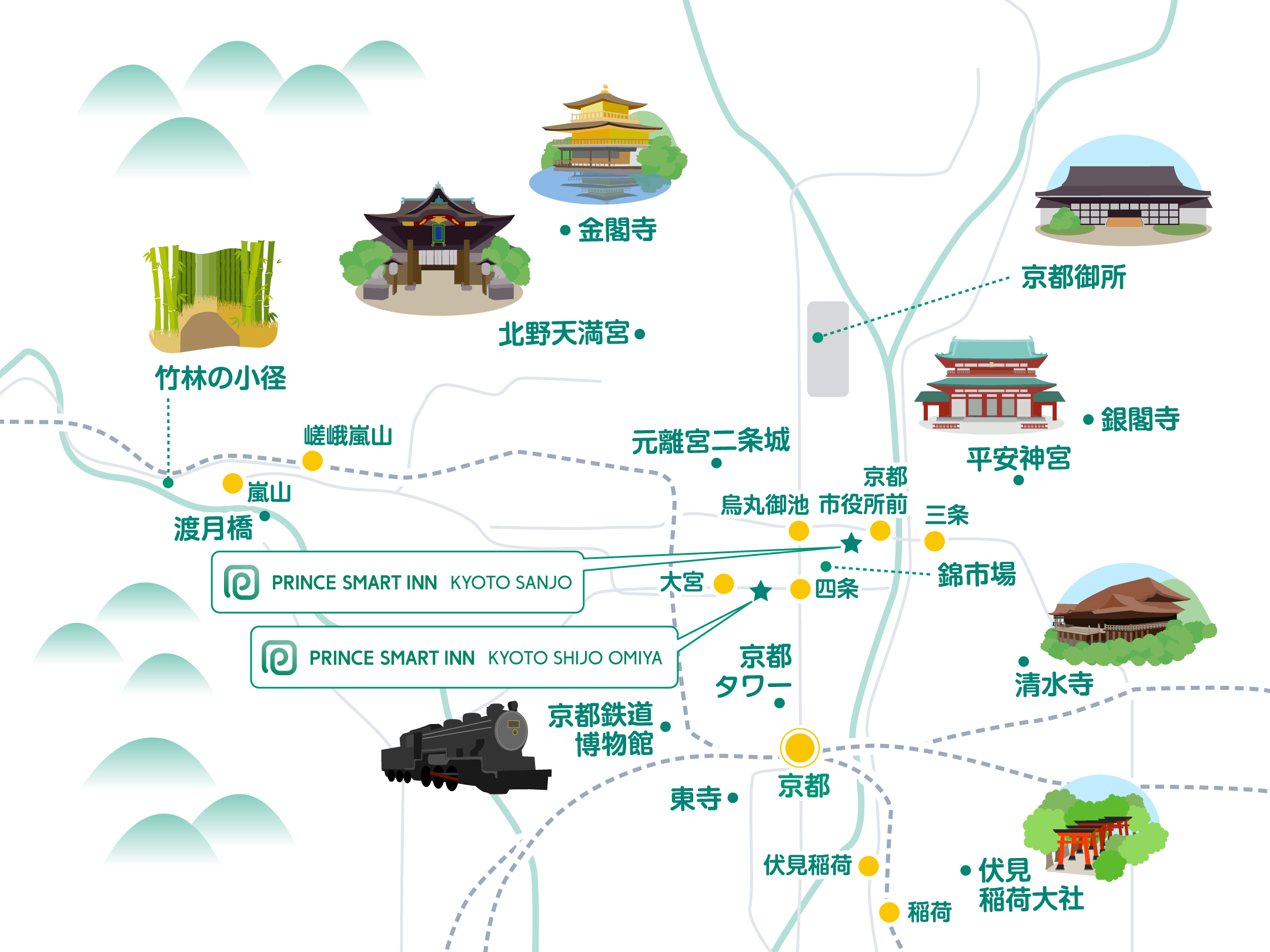 周辺案内マップ