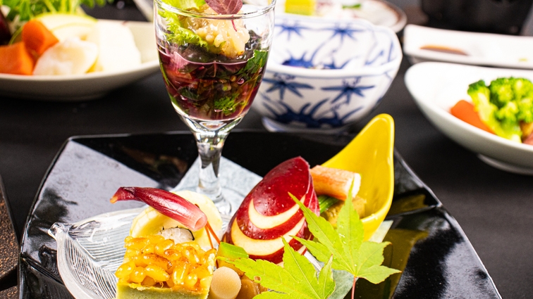 【楽天スーパーSALE】【基本プラン】客室は露天風呂付♪夕食は創作和会席メニューをご堪能◆
