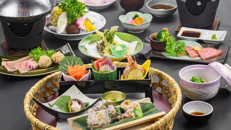 【楽天月末セール】今だけの特別プライス♪会席料理と乳白色のかけ流しの湯を楽しむプラン《基本プラン》