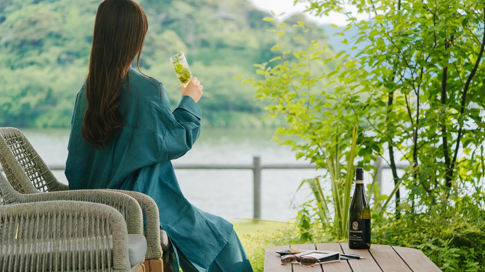 【夏のアフタヌーンワイン】艸と花のガーデンとペアリング。摘みたてのミントで涼のワインモヒート【S2】