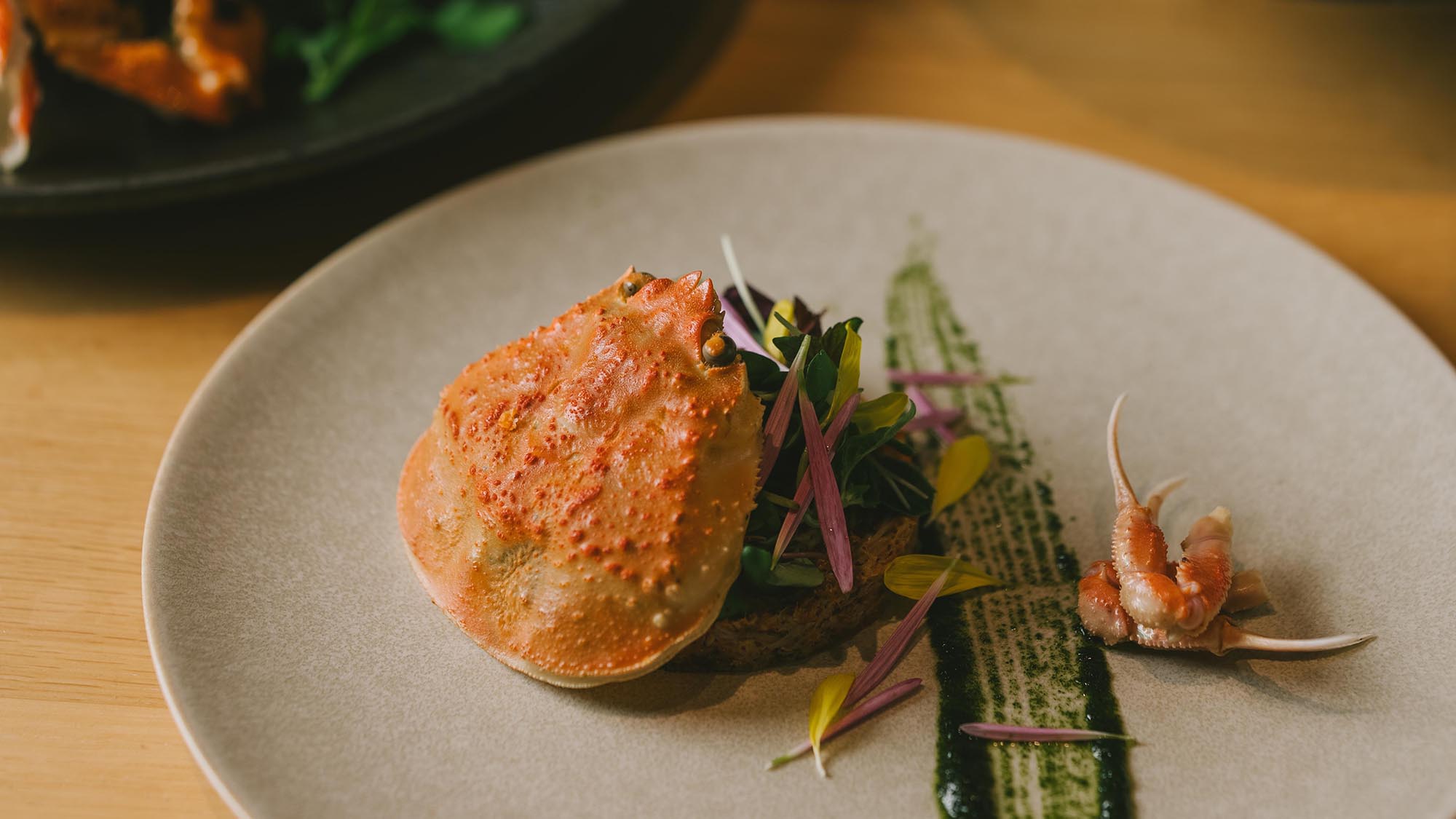 ［冬季限定 蟹コース］勢子蟹の前菜［なくなり次第蟹身の前菜に変更となります］