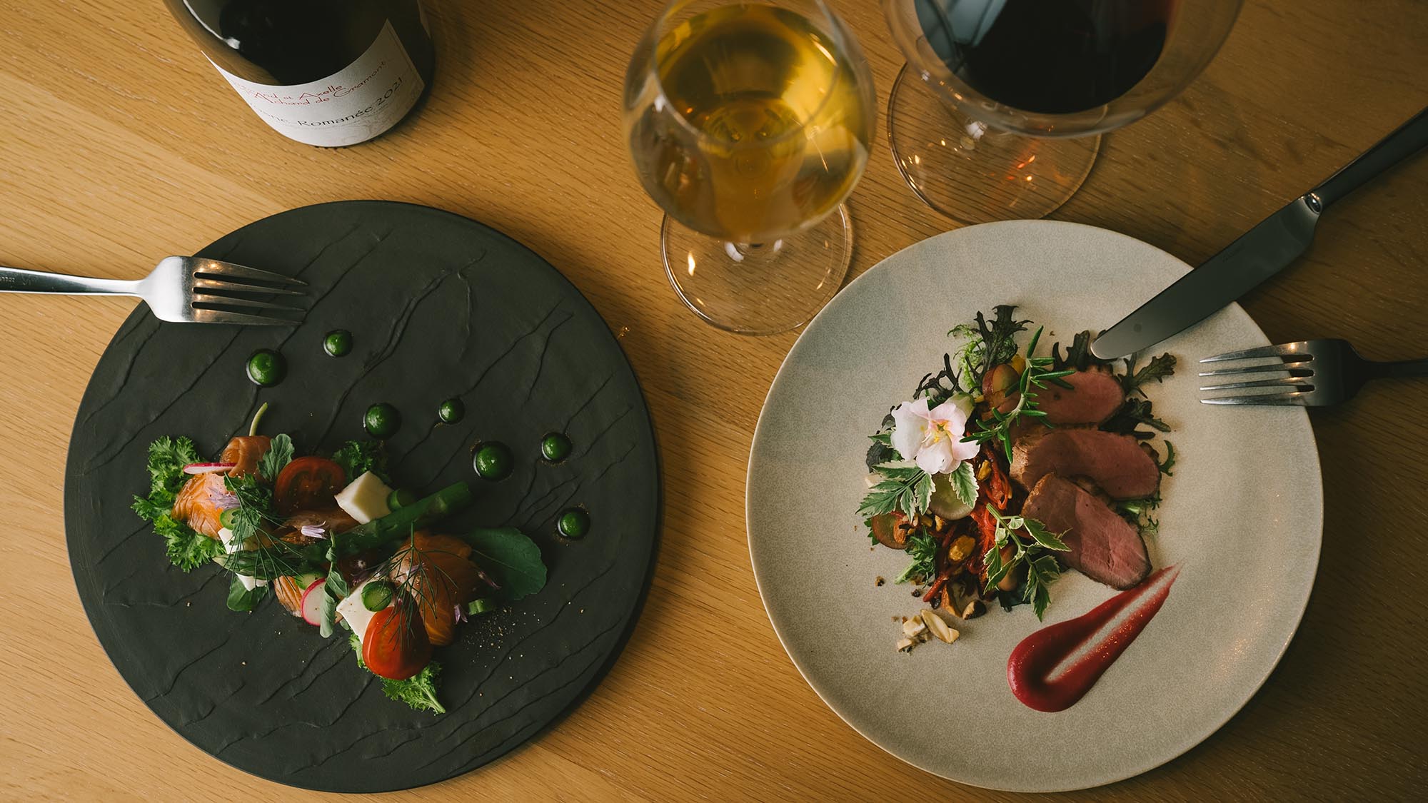 薪火料理とナチュラルワインのペアリングをお愉しみください。