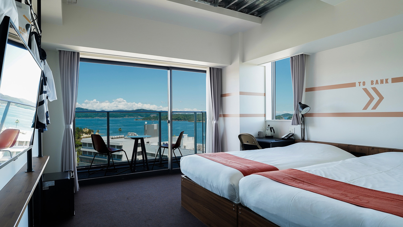 【オーシャンバンクビュー】 スーペリアツイン　テラス付き