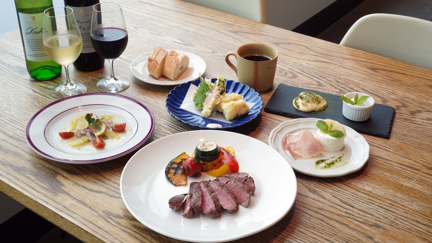 【2食付き・夕食グレードアップ】瀬戸内の逸品を味わうシェフ厳選セットディナー