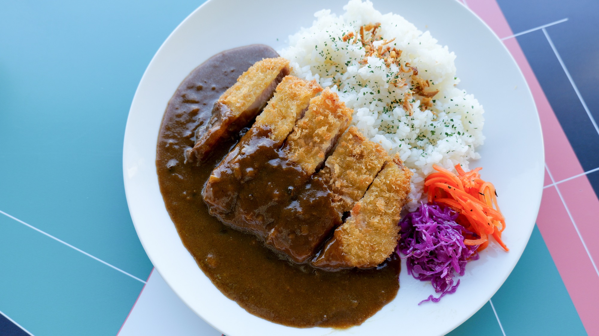 岡山ピーチポークのカツカレー