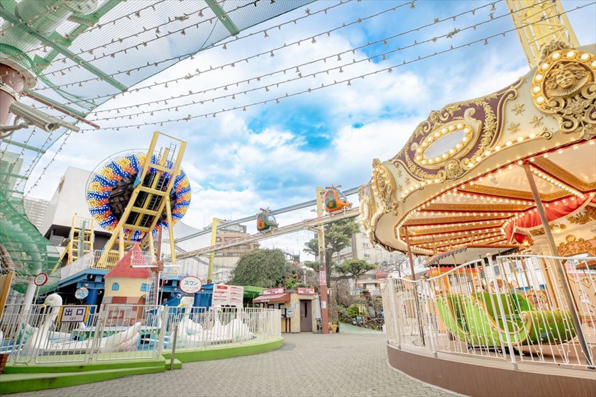 【花やしきフリーパス付き】入園料+アトラクション乗り放題付きのお得なプラン！※チケット代金込み