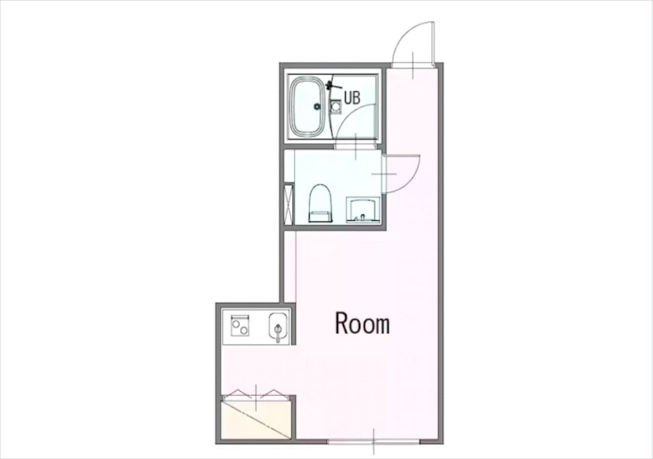 2Bed 間取り図