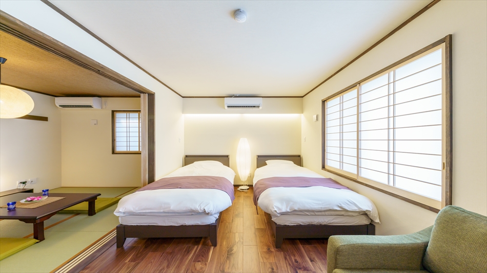 【連泊割】3連泊以上で20％OFF！浅草和室とベッドルームのある新築、和モダンホテル