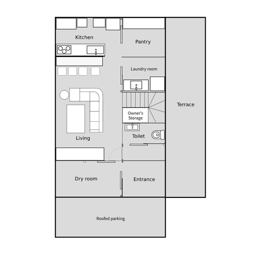 間取り図　1F