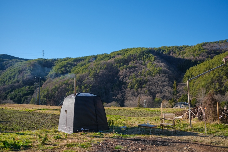 VillageIRORI体験オプション絶景を臨むテントサウナ