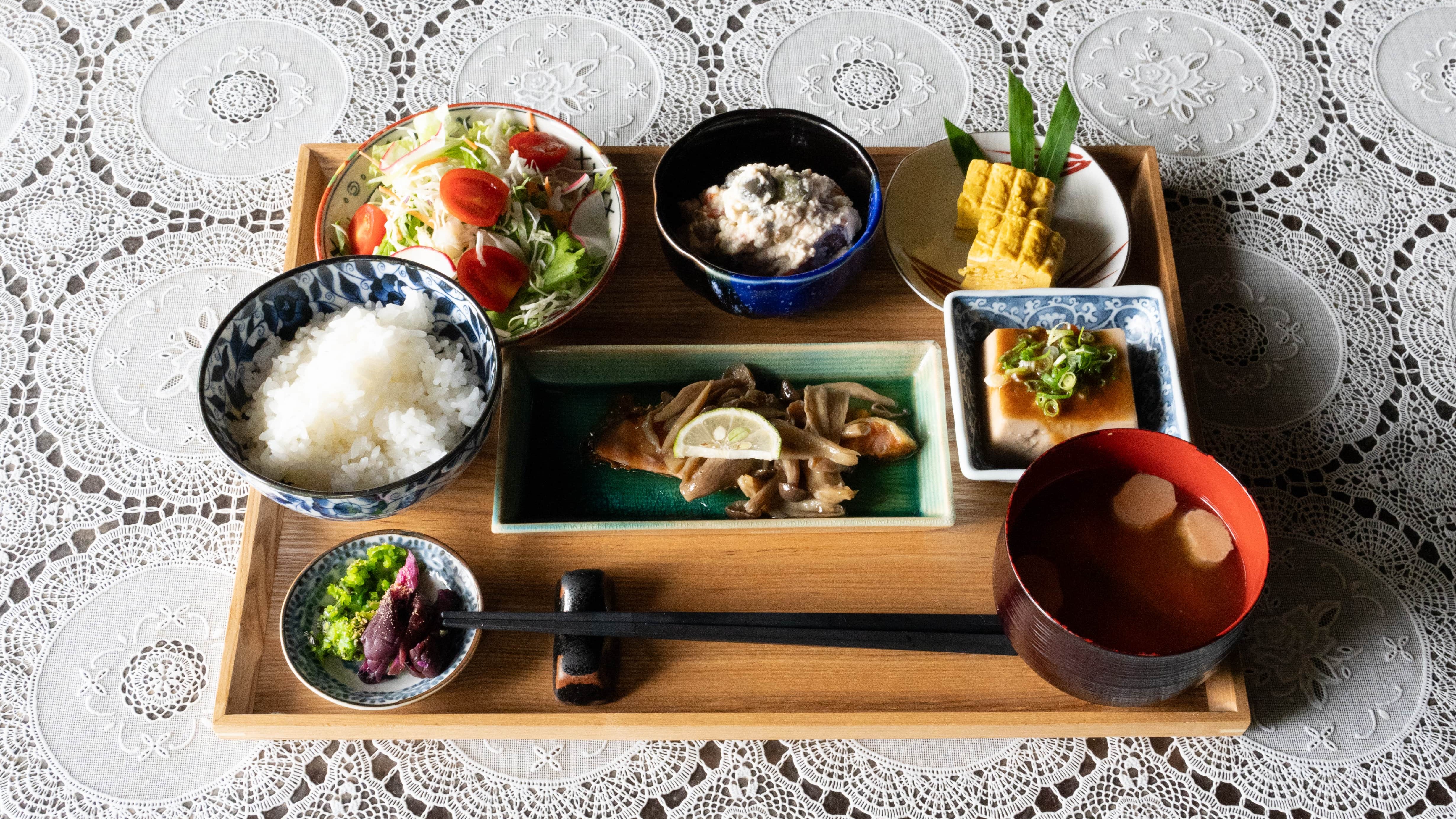 朝食一例