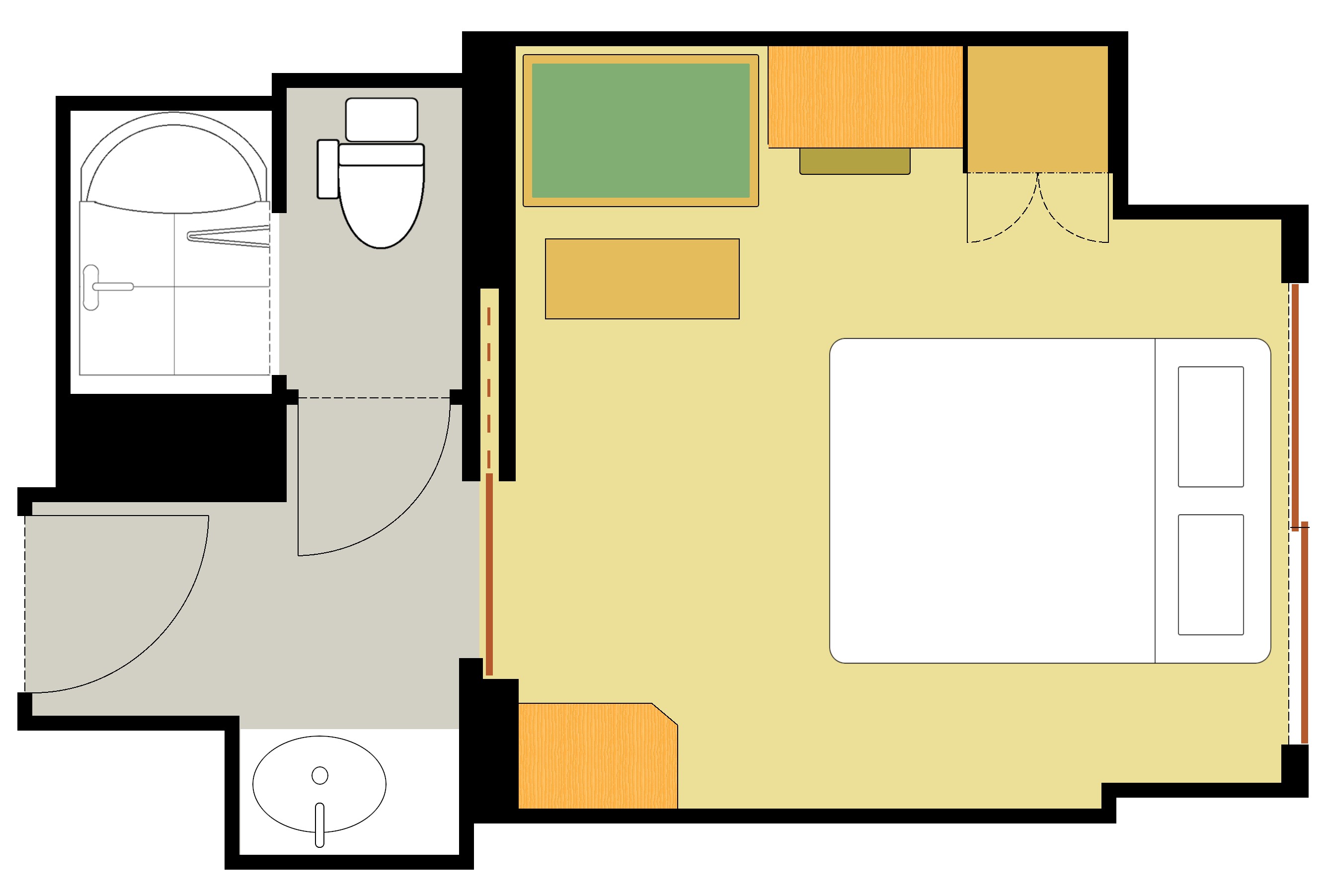 ■クイ－ンルーム24.32平米