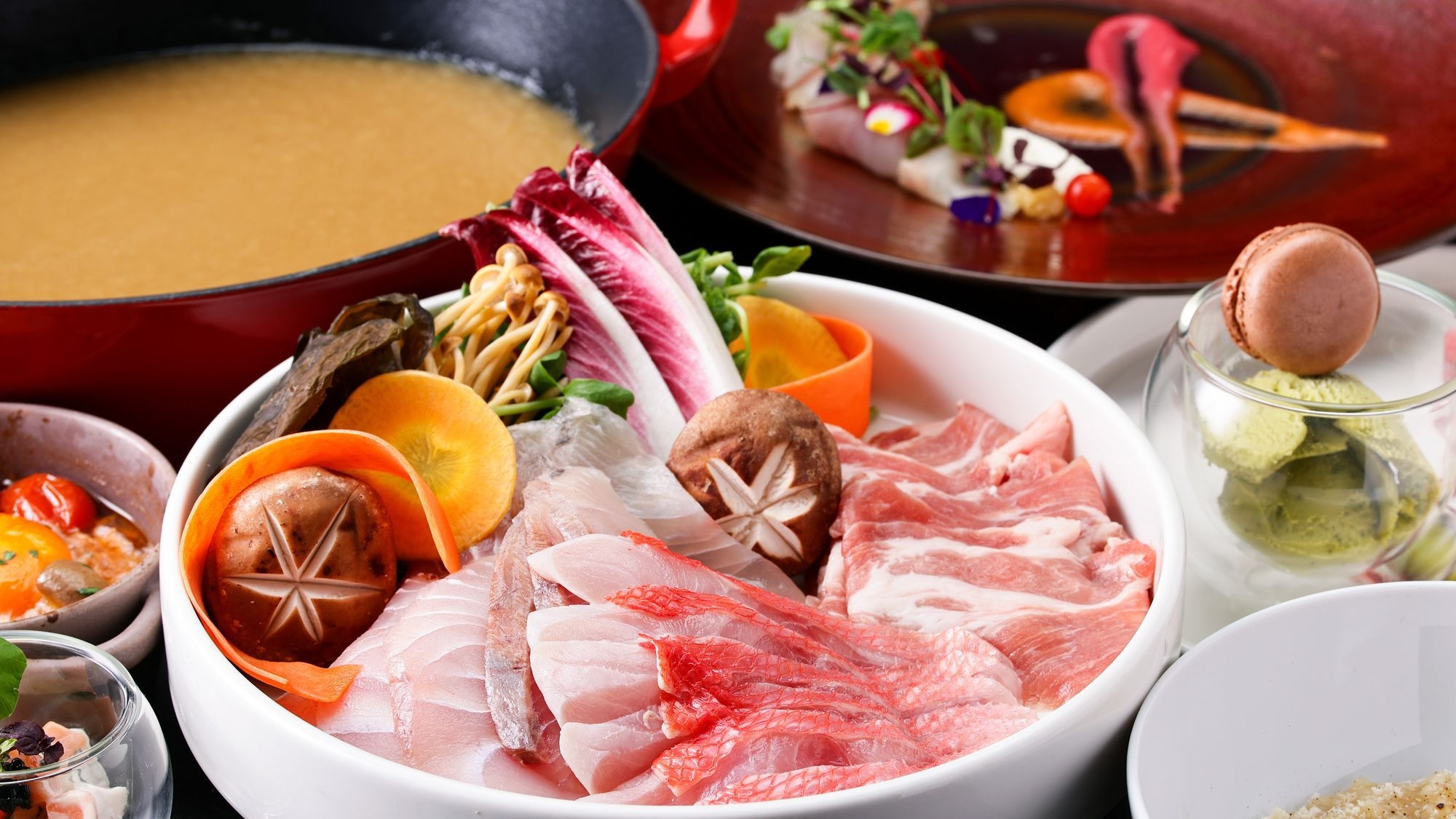 【マグロ5種食べ放題！】【金目鯛の玉ねぎフォンデュと伊豆半島の新鮮魚介コース／1泊2食付】