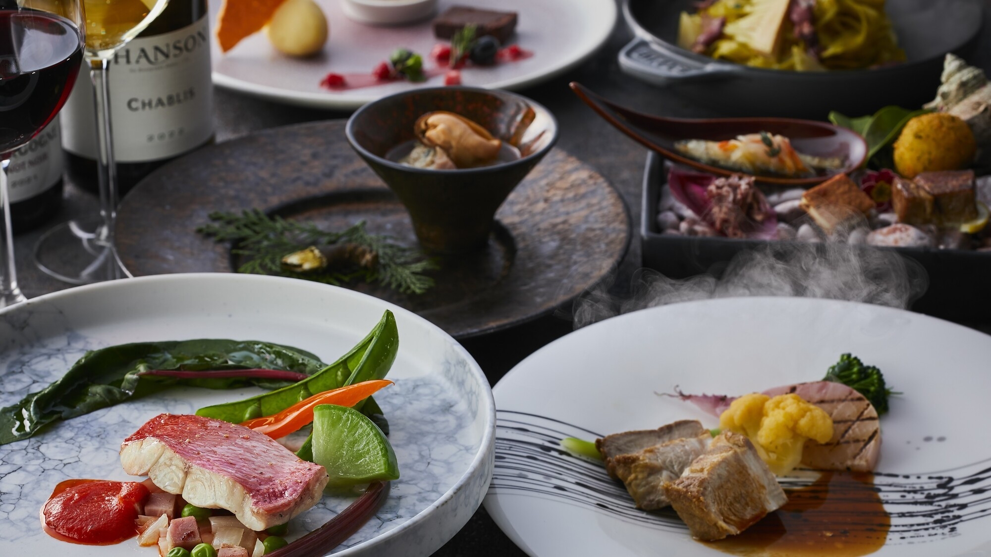 伊豆の素材をビュッフェとコース料理で堪能する連泊プラン