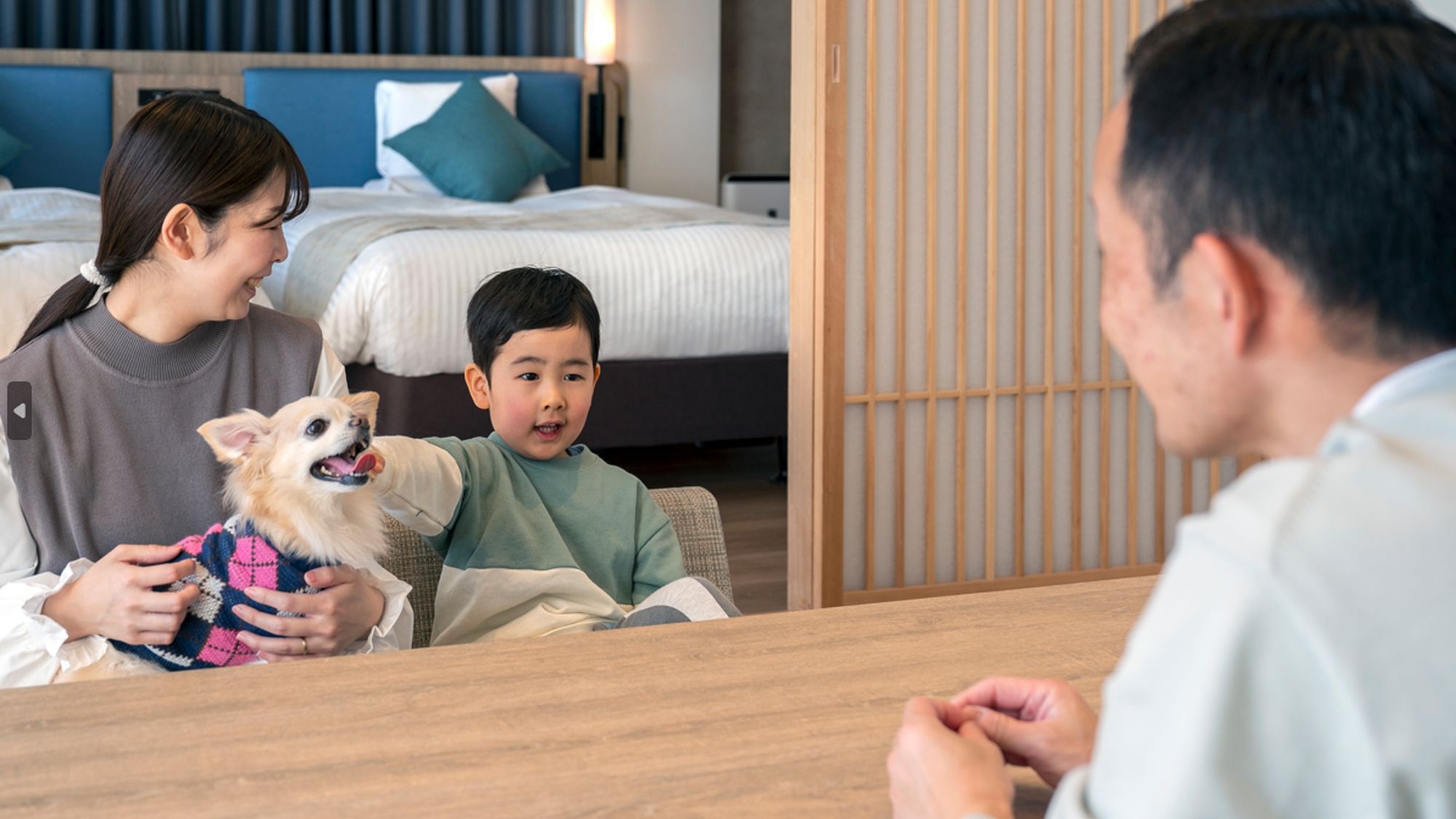 ♪大切なワンちゃんと同室宿泊♪お部屋タイプおまかせ♪1泊2食付「約70種和洋ビュッフェ」