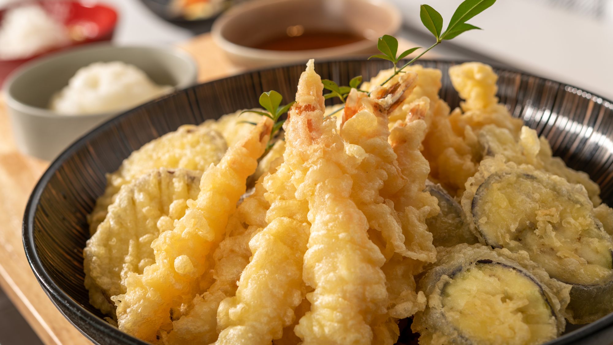 【夕食ビュッフェ】海鮮と野菜の天ぷら