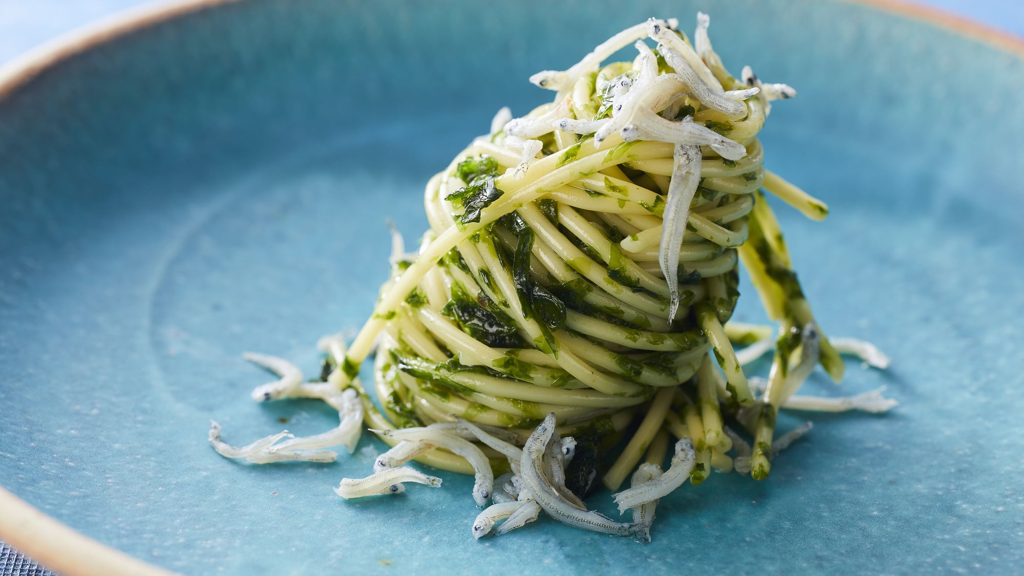 【コース料理プラン】駿河湾産しらすと青のりのパスタ