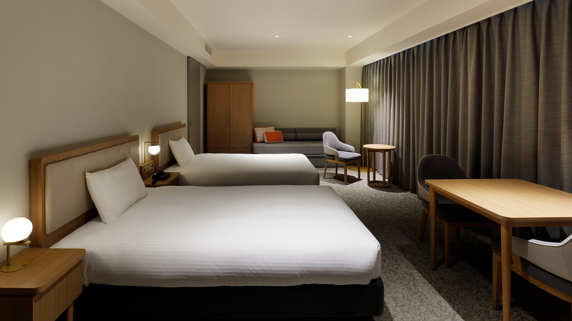 エグゼクティブツイン（キッチン付）※フットスロー無、夜