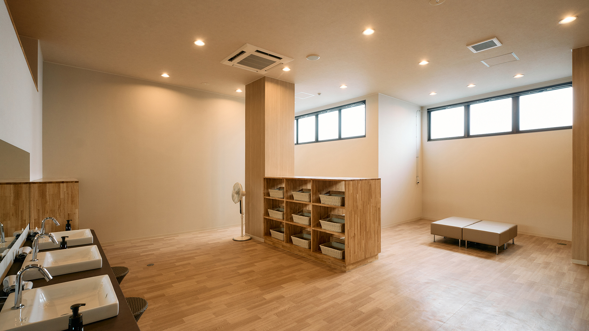 女性大浴場（脱衣所）