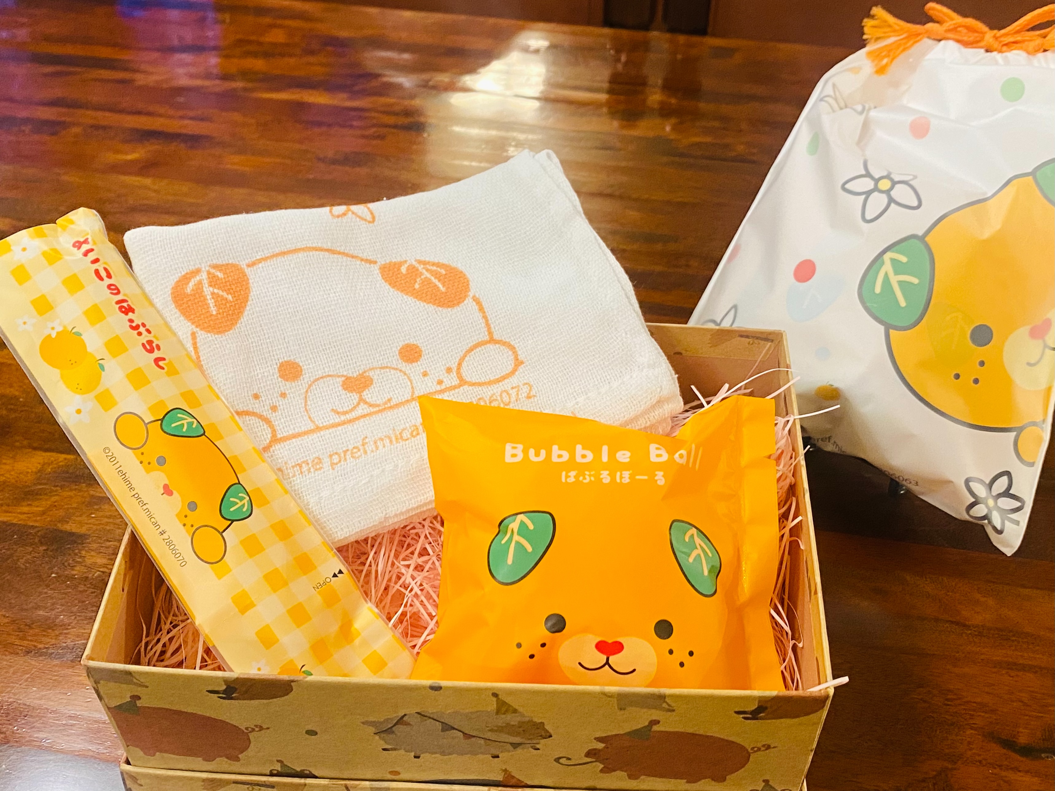 みきゃんアメニティ（お子様連れ限定プレゼント）