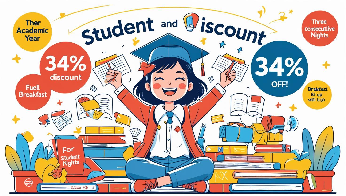 【学割】スクーリング・オープンキャンパス・受験・卒業旅行・家探しに！34％OFF／朝食付【3連泊可】
