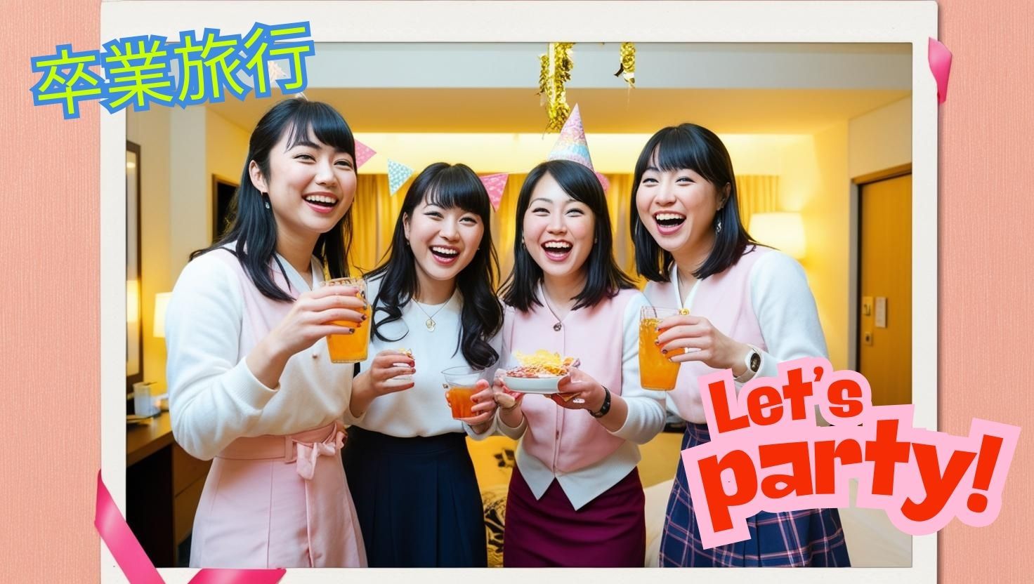 【U-23限定】女子会も卒業旅行も★奈良で特別な時間を過ごそう☆皆でワイワイ最高の思い出作り【朝付】