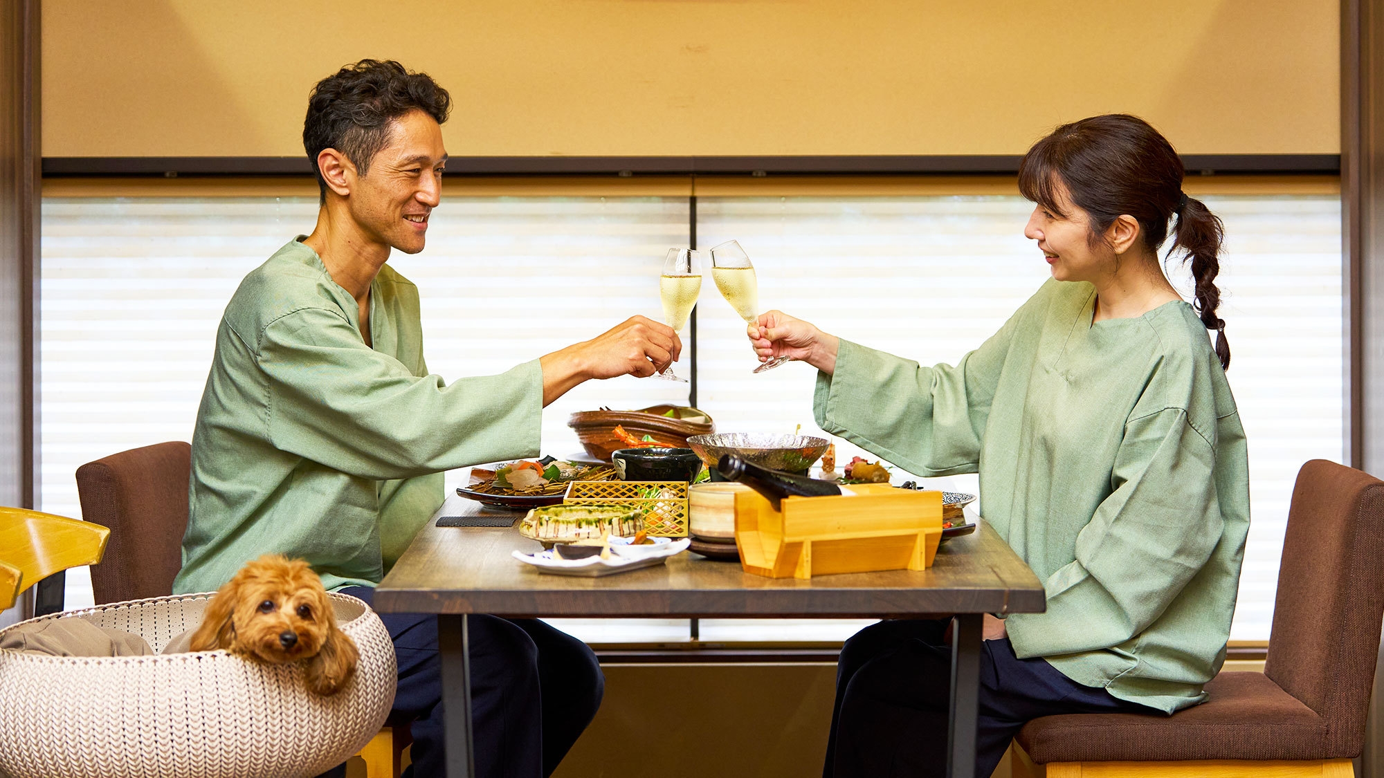 【犬猫ライフコラボプラン】9/26＆27限定！15％OFF＆ペット撮影会あり♪＜贅の美食＞