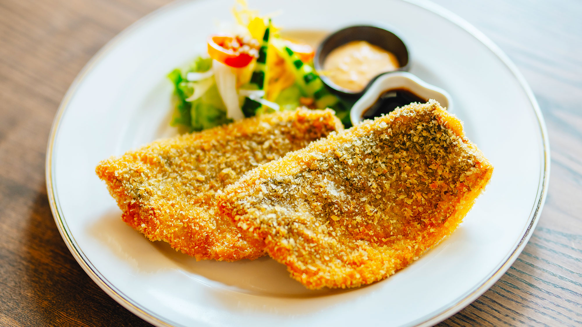 【レストラン カメリア】「アジフライの聖地 松浦」連携店認定アジフライ定食※ランチタイムにてご提供中