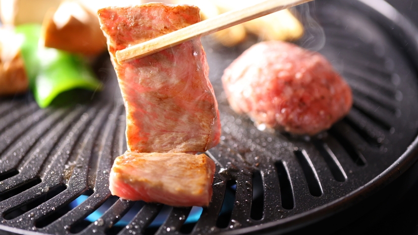 【信州牛づくしプラン】りんごで育った信州牛のステーキ付き焼肉コース