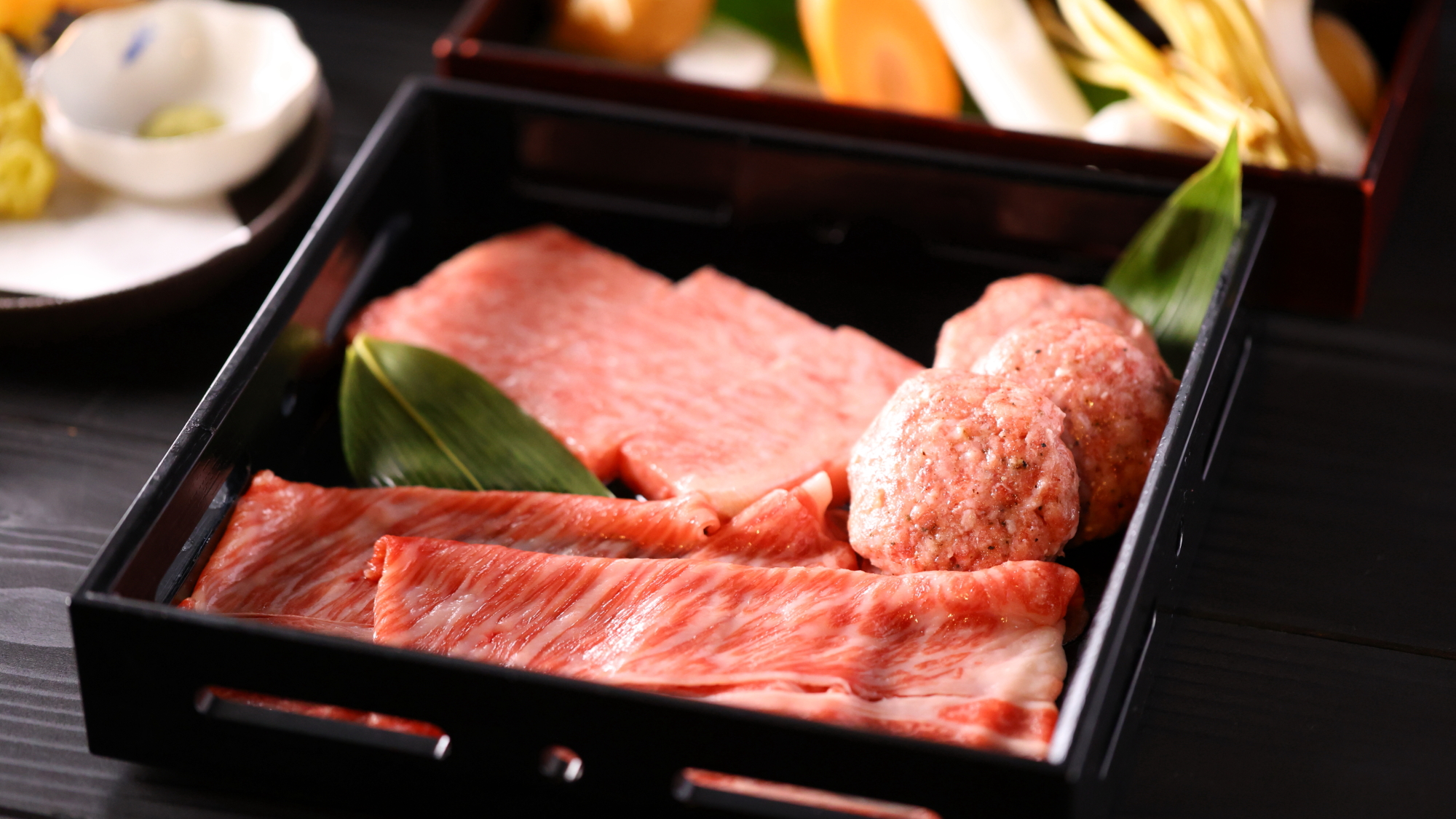 【夕食】りんごで育った信州牛を存分に。贅沢なメインです