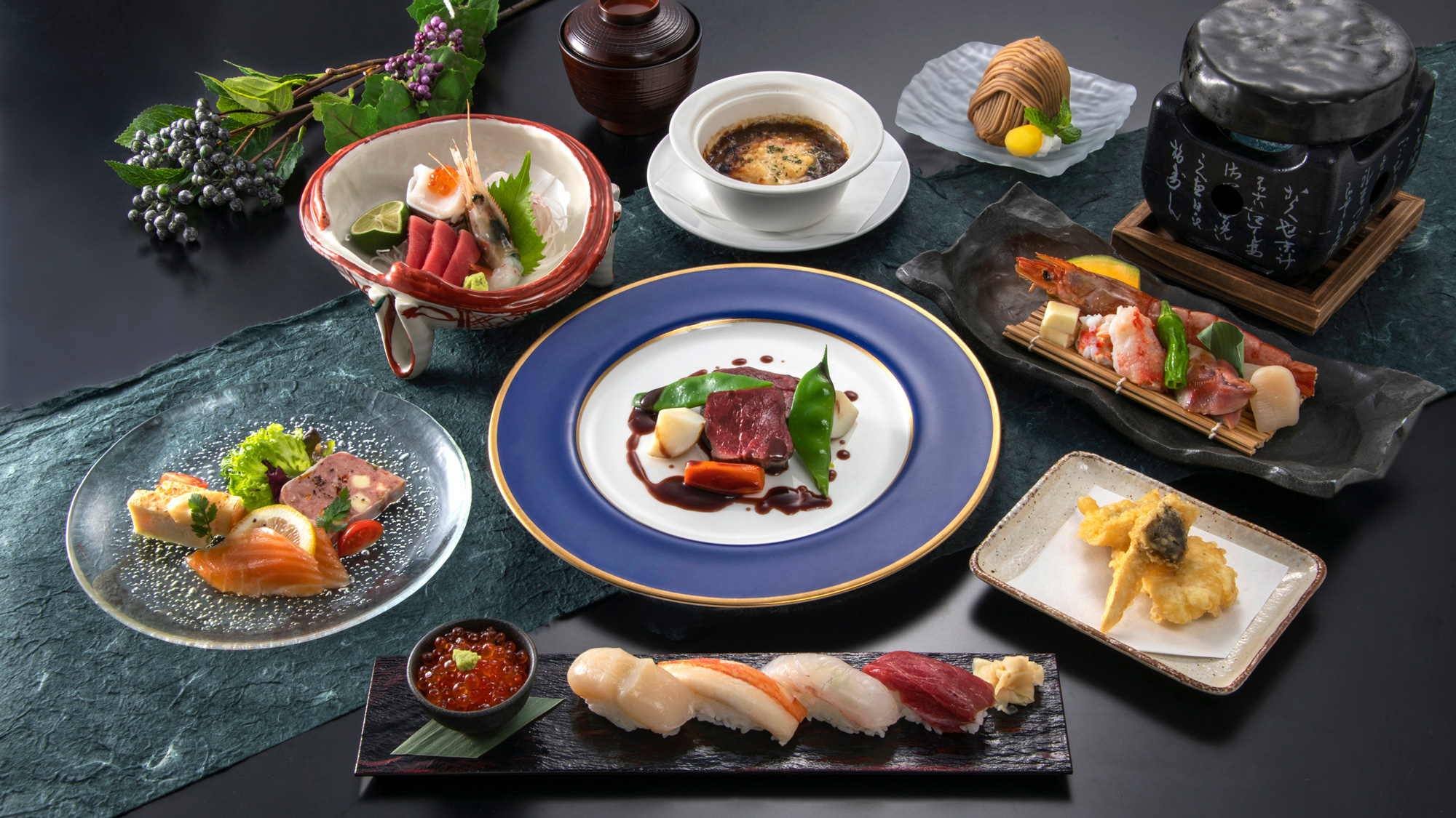 旬の味覚を味わう！極上のひととき、せせらぎ会席