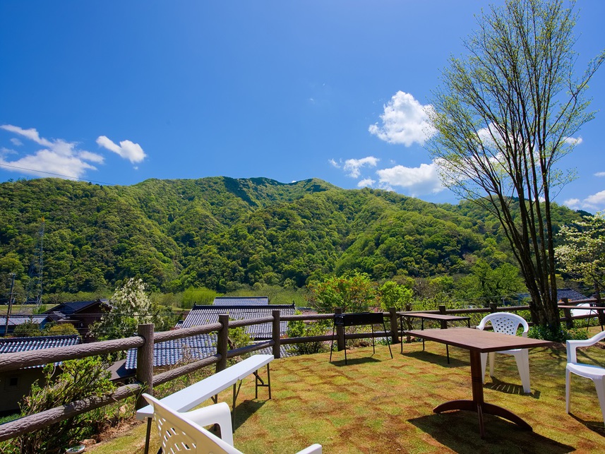 【お泊りBBQ♪】食材持ち込みBBQ！楽しみ方は自由に！【天然温泉あまるべの湯】