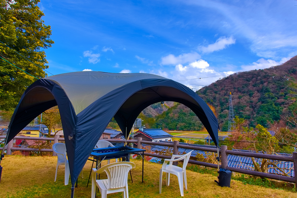 【お泊りBBQ♪】食材持ち込みBBQ！楽しみ方は自由に！【天然温泉あまるべの湯】