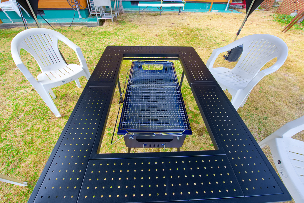 【お泊りBBQ♪】食材持ち込みBBQ！楽しみ方は自由に！【天然温泉あまるべの湯】