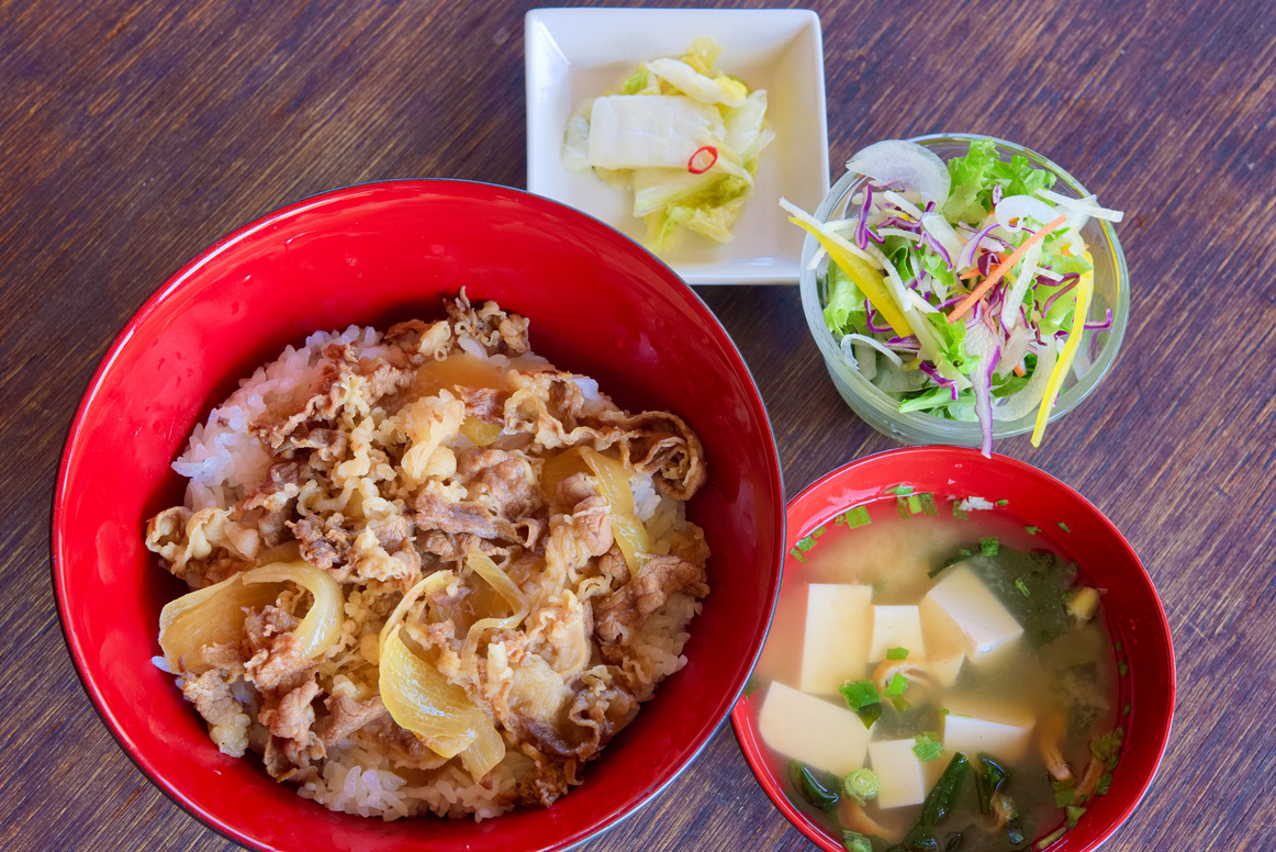 【夕食プラン】忙しい方に簡単お手軽牛丼セット！【天然温泉あまるべの湯】
