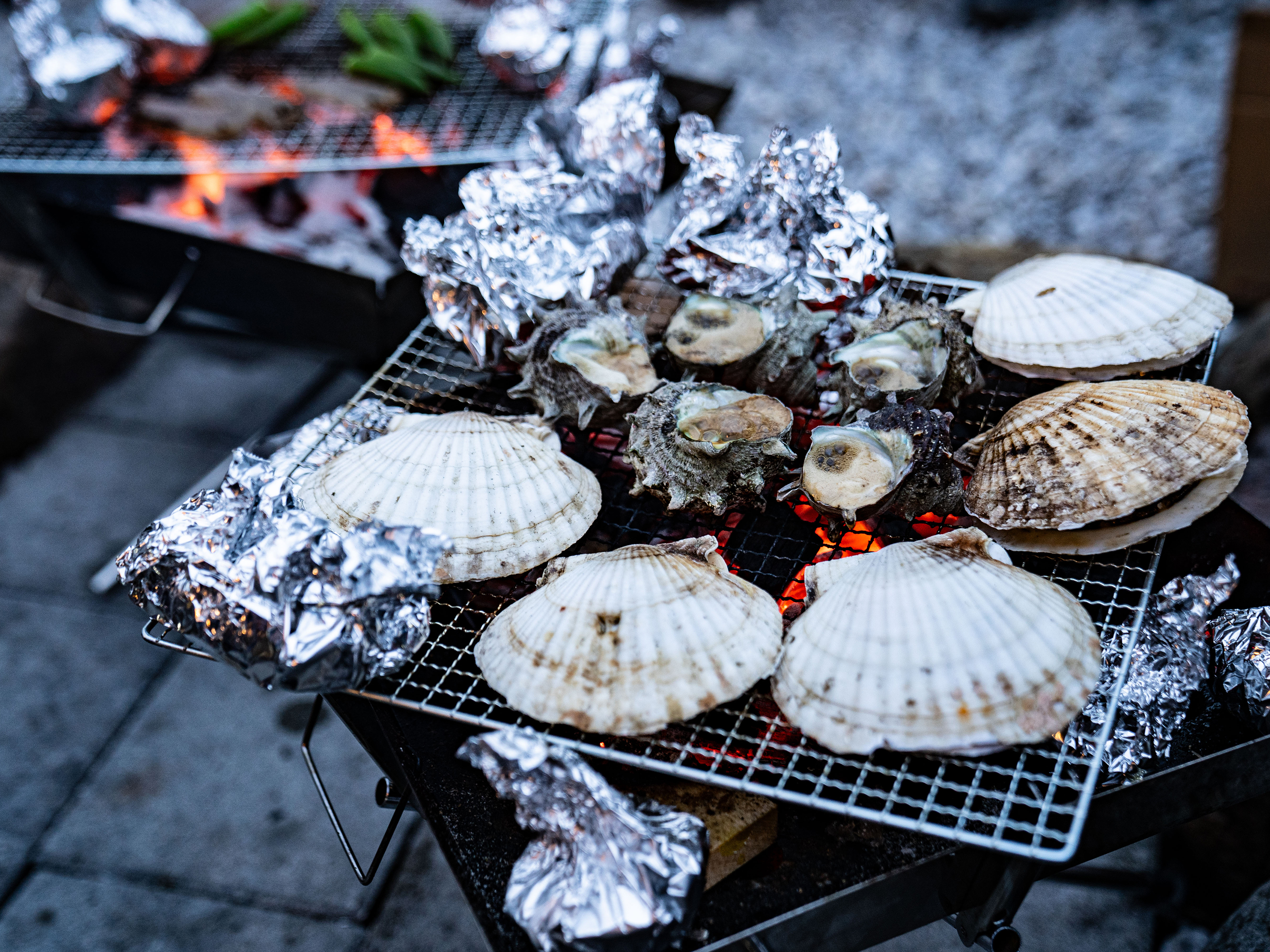 BBQ利用イメージ（設備無料貸出）