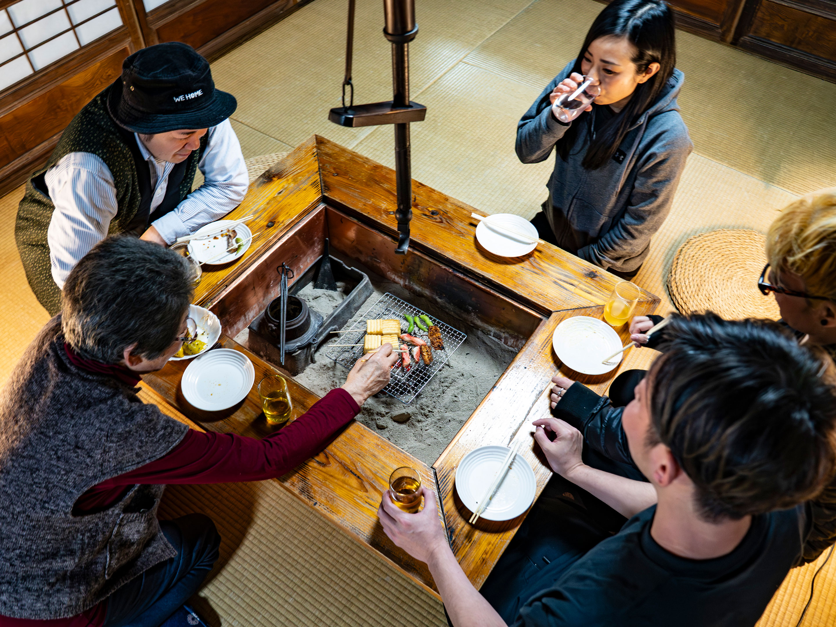 囲炉裏利用イメージ